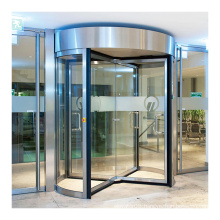 Deper 4-wing commercial entrance automatic glass door revolving door for HOTEL